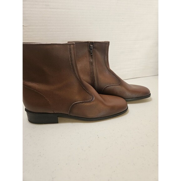 Ranchero Mens Brown Boots Made In Spain Leather Upper 246470 183 Round Toe 11 - Picture 3 of 11